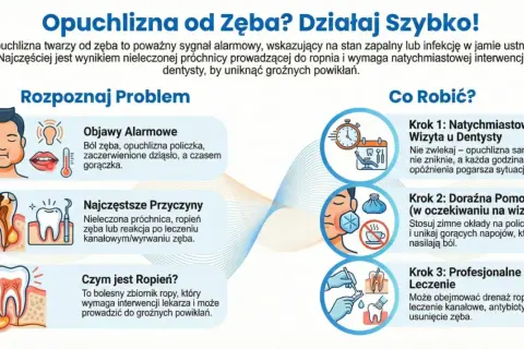 Opuchlizna od zęba? Objawy zakażenia organizmu to ból, gorączka, zaczerwienienie. Konieczna wizyta u dentysty!