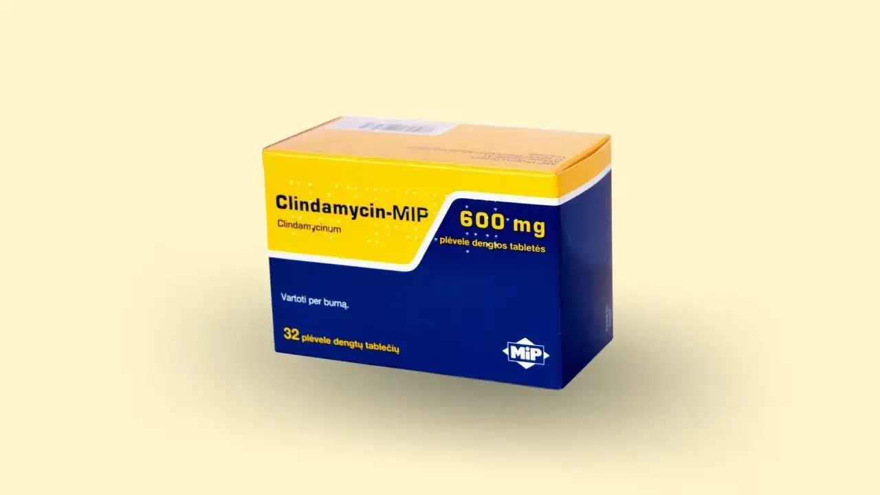 Opakowanie Clindamycin-MIP 600 mg. Zastanawiasz się, clindamycin-mip 600 kiedy zaczyna działać? To lek w tabletkach.
