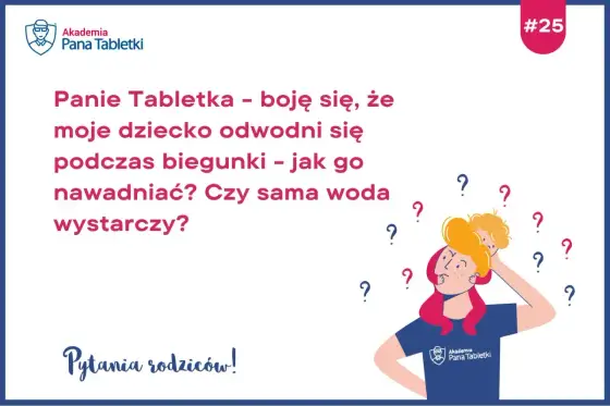 Co na wymioty u dziecka? Bezpieczne nawadnianie w domu